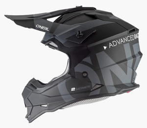 lot 51952 image: Oneal 2020, 2 Series Slick Helmet - BlackGrey -Adult X-Large