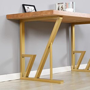 lot 51974 image: SSS Furniture Metal Furniture Legs Rustic Decory Table Legs, Gold, for DIY Furniture