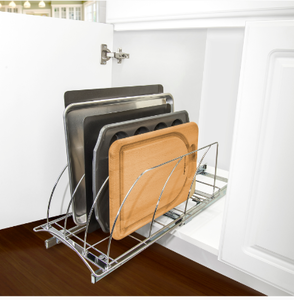 lot 51982 image: LYNK Rollout Cutting board & bakeware organizer