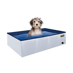 lot 52483 image: KOPEKS Outdoor Rectangular Swimming Pool,Portable Foldable - Medium,Grey