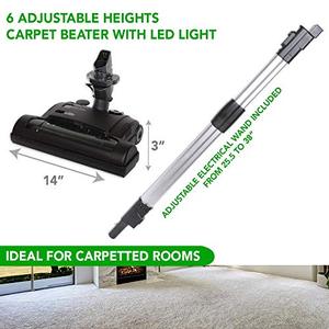 lot 52506 image: OVO 6 Heights Adjustable Power Head Accessory Kit, Black