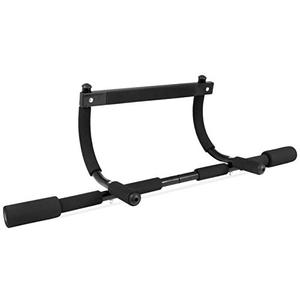 lot 52520 image: ProsourceFit Multi-Grip Lite Pull UpChin Up Bar, Black