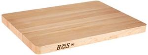 lot 52525 image: John Boos Block Chop-N-Slice Maple Wood Edge Grain Reversible Cutting Board