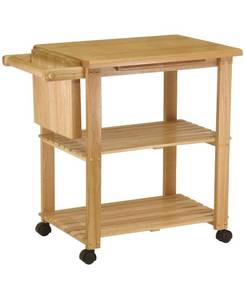 lot 52530 image: Mario Utility Cart, Natural Finish