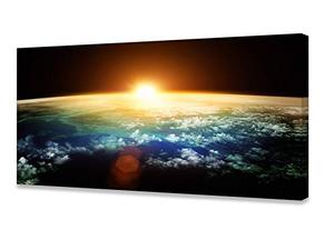 lot 52596 image: Cao Gen Decor Wall Art Canvas Abstract Planet Universe Space Picture