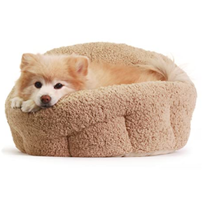 lot 52605 image: Best Friends by Sheri OrthoComfort Deep Dish Cuddler, Beige, Standard