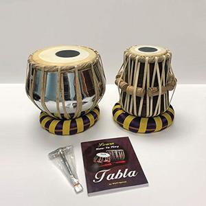 lot 52612 image: Satnam Steel Bayan Hand Crafted Steel Tabla Drum Set
