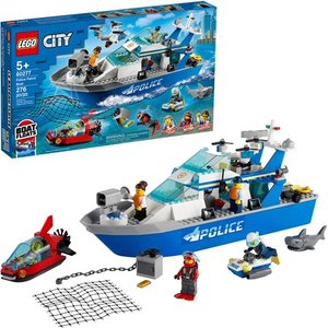 lot 52625 image: LEGO City Police Patrol Boat Building Kit