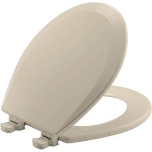 lot 52647 image: Bemis Round Closed Front Toilet Seat,Almond