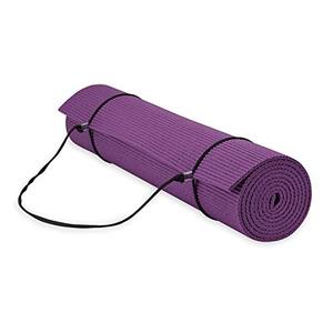 lot 52655 image: Gaiam Essentials Premium Yoga Mat, Purple