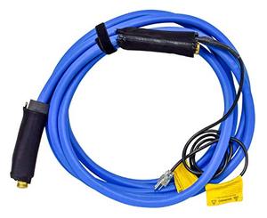 lot 52680 image: Valterra 25 x 12 Heated Fresh Water RV Hose, Blue