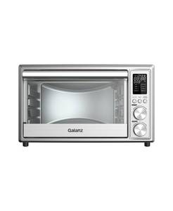 lot 52721 image: Galanz 0.9 Cu.Ft. Digital Toaster Oven with Air Fry, Stainless Steel