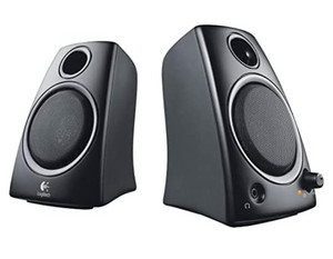 lot 52740 image: Logitech 3.5mm Jack Compact Laptop Speakers, Black