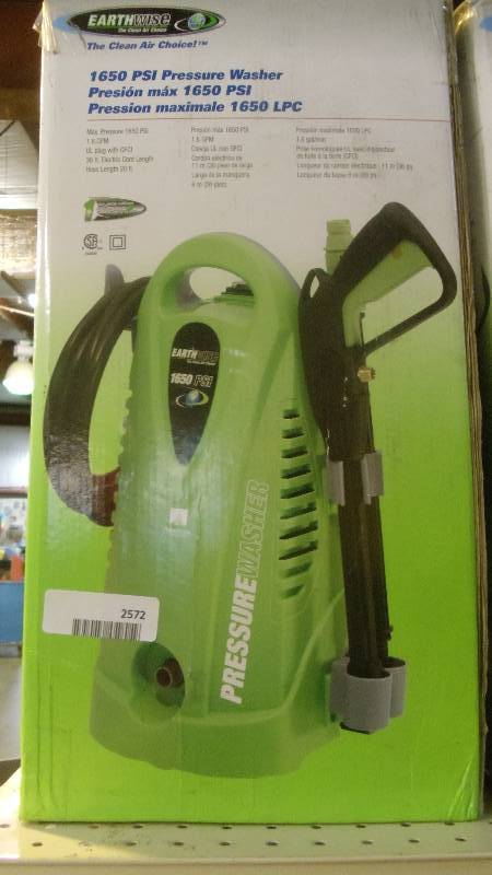 Earthwise 1650 Psi power washer 