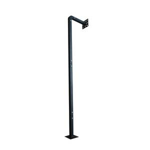 lot 2579 image: LM107A-UNB Universal Keypad Gooseneck Mounting Post, Black