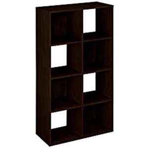 lot 2617 image: ClosetMaid 8998 Cubeicals Organizer, 8-Cube, Espresso