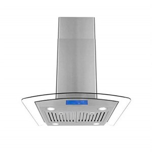 lot 2668 image: Cosmo COS-668ICS750 30-in Island Range Hood 900-cfm