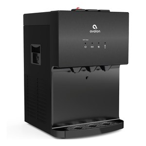 lot 2670 image: Avalon - A12 Bottleless Water Cooler - Black Stainless Steel - Retail $252.92
