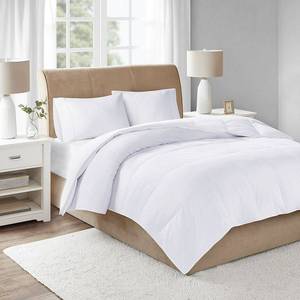 lot 2702 image: True North by Sleep Philosophy Level 3 300 Thread Count Cotton Sateen White King Down Comforter with 3M Scotchgard