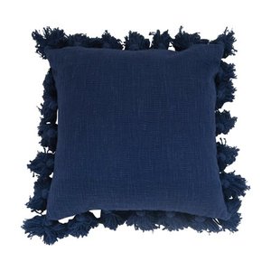 lot 2732 image: 3R Studios Square Cotton Pillow with Tassels