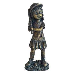 lot 2733 image: Jeco Standing Girl Garden Statue