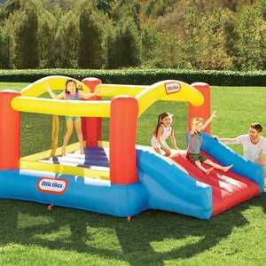 lot 2634 image: Little Tikes Jump N Slide Bouncer - Retail$249.99
