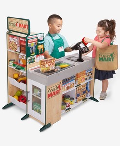 lot 2658 image: Melissa & Doug Fresh Mart Grocery Store Play Set