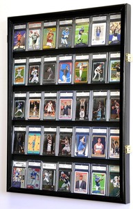 lot 2663 image: Verani 35 Graded Sports Card Display Case Black