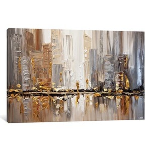 lot 2724 image: iCanvas Streets I by Osnat Tzadok 18x12