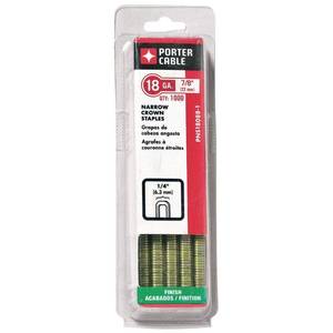 lot 69005 image: Porter Cable PNS18088-1 - 18 Ga. 78 1000 In Pack Coated Narrow Crown Staples