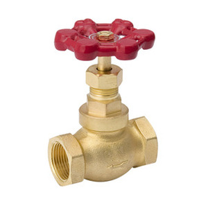 lot 69010 image: Mueller Streamline Rough Brass Straight Valve