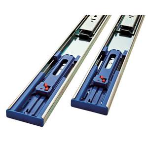 lot 69016 image: Everbuilt D94216E-ZP 16 Ball Bearing Full Extension Drawer Slides Set of 2