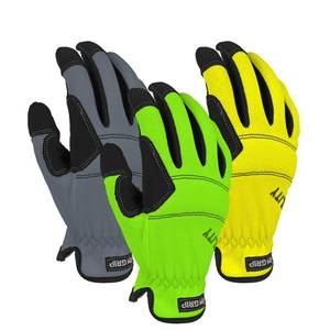 lot 69018 image: FIRM GRIP High Vis Large Utility High Performance Glove (3-Pack)
