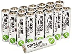 lot 69056 image: AmazonBasics AA Performance Alkaline Batteries (20-Pack)