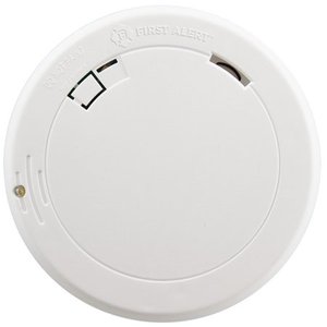 lot 69088 image: First Alert 10-Year Battery Photoelectric Smoke Alarm, Slim Profile with Escape Light