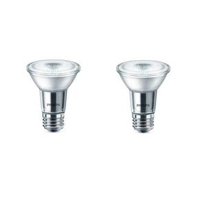 lot 69101 image: Philips 50-Watt Equivalent PAR20 Dimmable LED Flood Light Bulb Daylight (2-Pack)