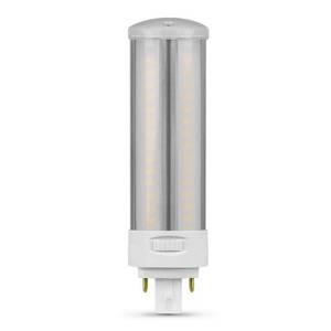 lot 69104 image: Feit Electric 13-Watt18-Watt26-Watt Equivalent PL Horizontal 4-Pin Universal Color Select(2700K,3500K,4100K) LED Light Bulb (1-Bulb)