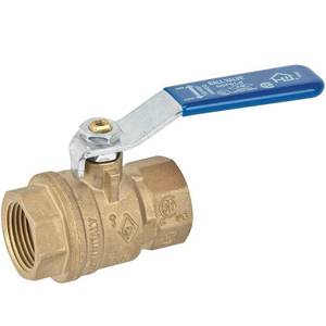 lot 69120 image: Everbilt 1-12 in. Lead Free Brass FIP x FIP Ball Valve