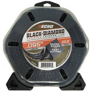 lot 69142 image: ECHO .095 Black Diamond Trimmer Line (253 ft.) Large Clam