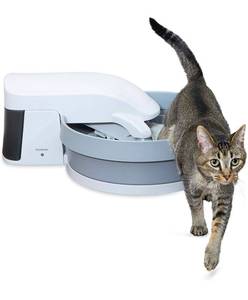 lot 8480 image: PetSafe Simply Clean Self Cleaning Cat Litter Box, Automatic Litter Box, Works with Clumping Cat Litter