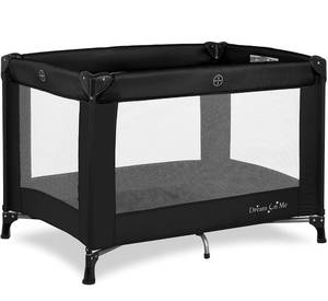 lot 8482 image: Dream On Me Nest Portable Play Yard With Carry Bag And Shoulder Strap, Black