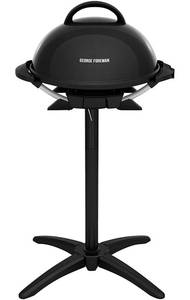 lot 8495 image: George Foreman IndoorOutdoor Electric Grill, 15-Serving, black