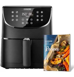lot 8508 image: COSORI Air Fryer (100 Recipes Book) 1500W Electric Hot Oven Oilless Cooker, 11 Presets Preheat & Shake Reminder, LED Touch Screen, Nonstick Basket, 3.7 QT, black