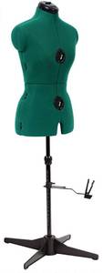 lot 8509 image: Dritz Sew You Adjustable Dress Form, Small, Opal Green