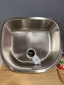 lot 20648 image: Elkay Brand Stainless Steel Sink 23�L x 21� W x 8.5� D