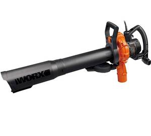 lot 2906 image: WORX WG518 12 Amp All-in-One Corded Electric Leaf BlowerMulcherVacuum