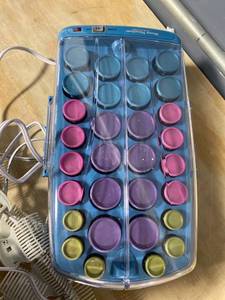 lot 9889 image: BaBylissPRO Nano Titanium Hot Rollers (Bonus Clips)