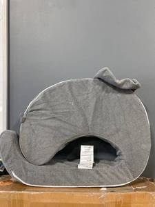 lot 9910 image: My Brest Friend Deluxe Nursing Pillow - Comfortable Posture Evening Grey