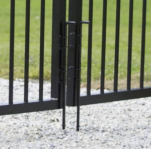 lot 8591 image: Barrette Outdoor Living 24 Heavy-Duty Drop Rod, Black