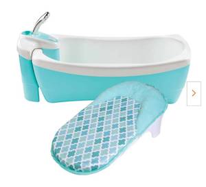 lot 8593 image: Summer Infant Lil Luxuries Whirlpool Bubbling Spa and Shower